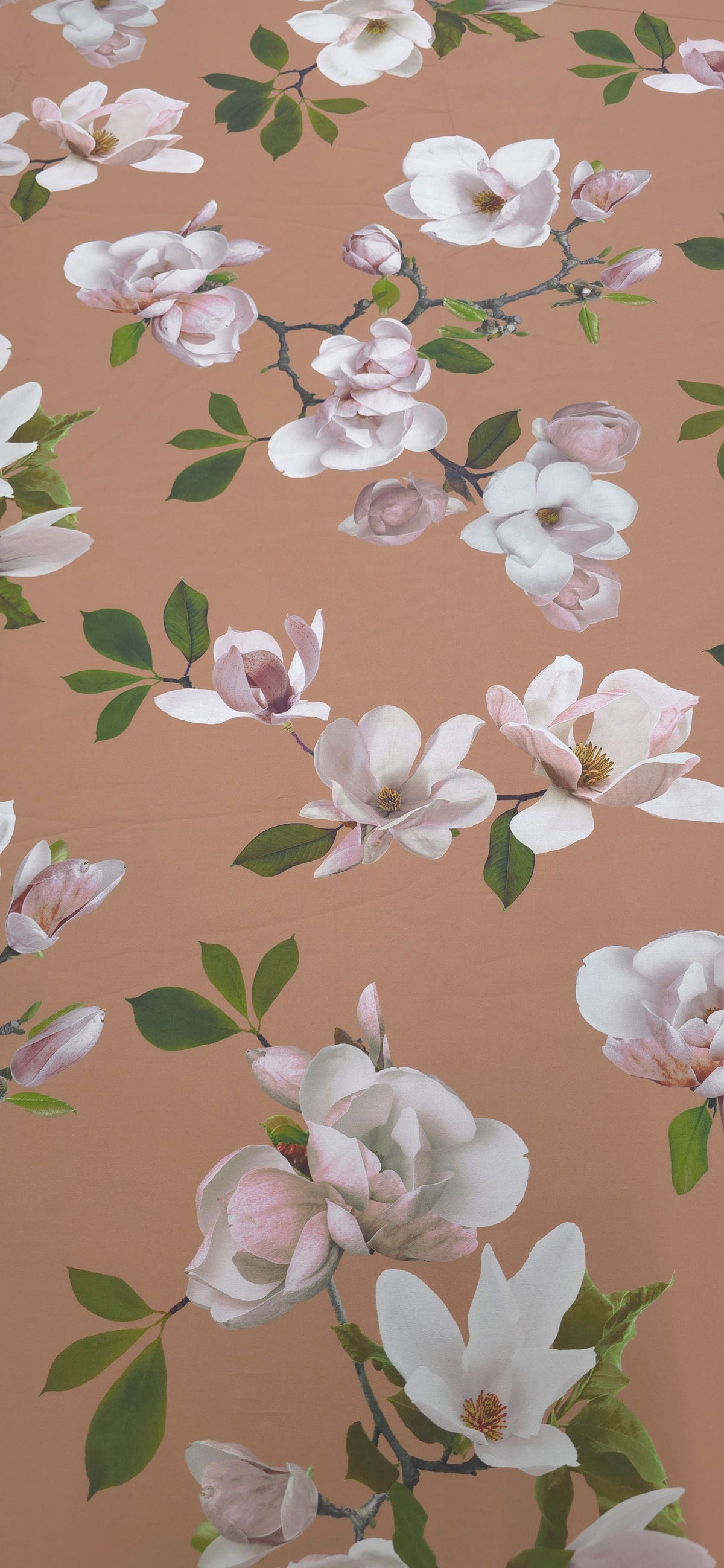 Stretch Cotton Magnolia Blooms