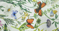 Printed Linen Blend Butterfly Dream