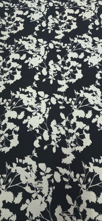 Printed Linen Blend Fanciful Posies