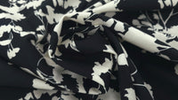 Printed Linen Blend Fanciful Posies