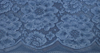 Corded Lace Denim Blooms