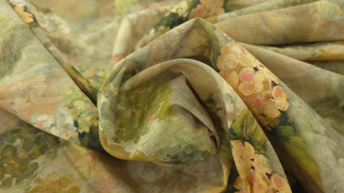 Printed Cotton Poplin Mirage
