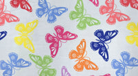 Printed Cotton Rainbow Butterfly