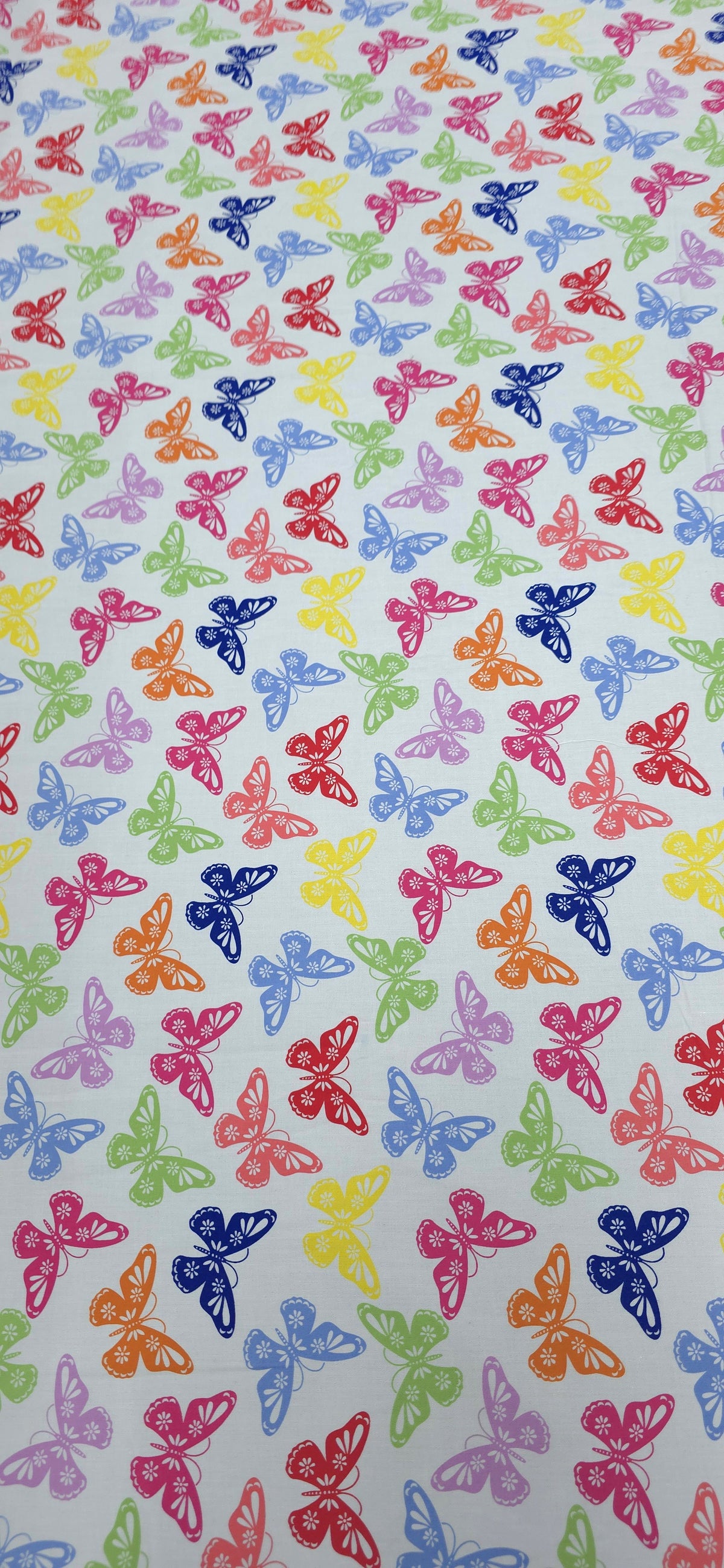Printed Cotton Rainbow Butterfly