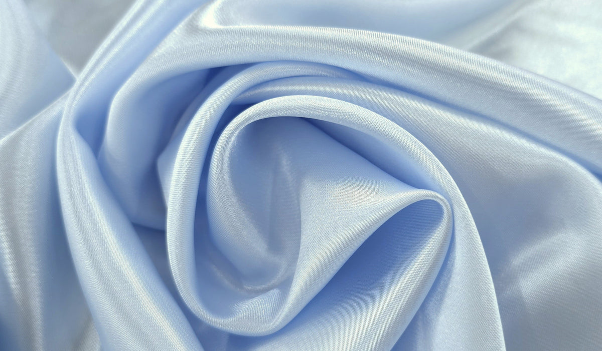 Charmeuse Satin Sky Blue