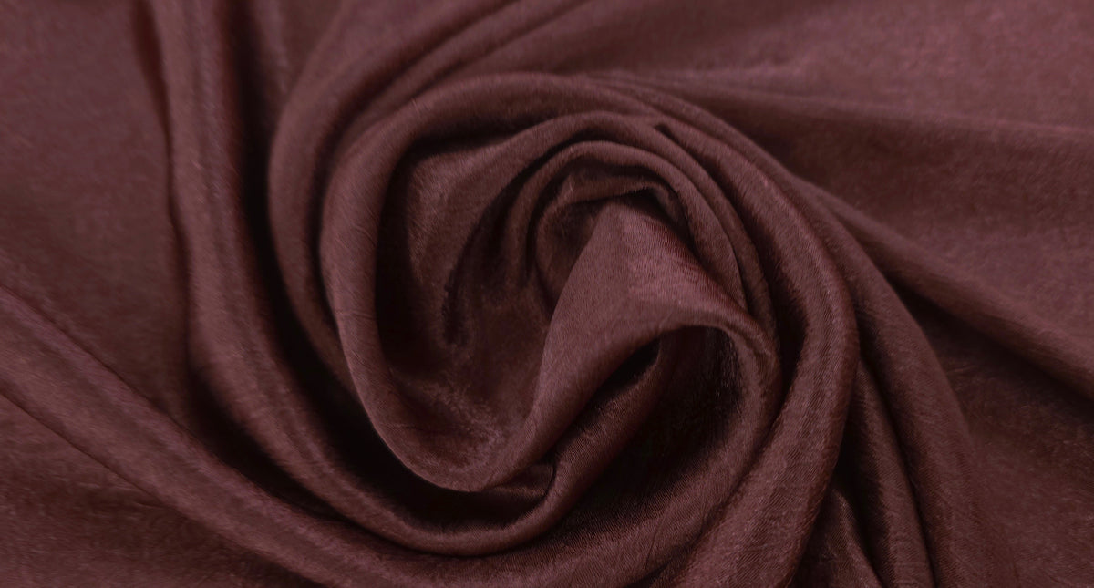 Textured Woven Polyester Shiny Rose Brown