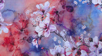 Printed Rayon Floral Dye