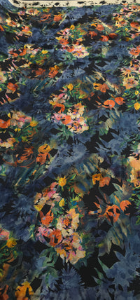 Burnout Velvet Mesh Secret Garden