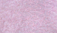 Stretch Lace Belle Sequin Pink