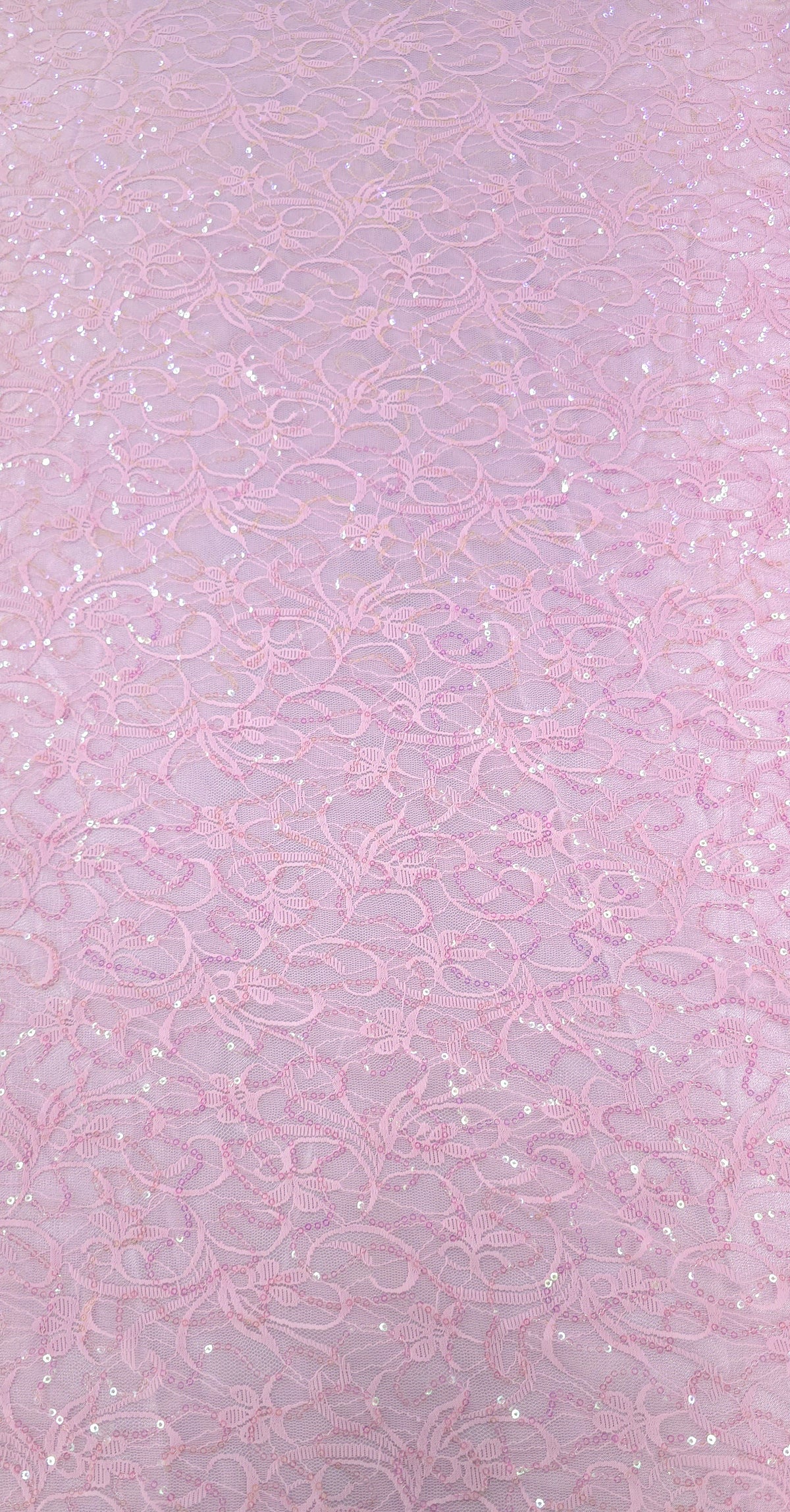 Stretch Lace Belle Sequin Pink