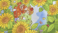 Printed Cotton Poplin Sunflowers