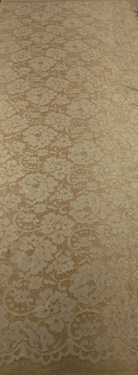 Corded Lace Metallic Gold Regale