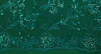 Sequinned Lace Emerald Bouquet