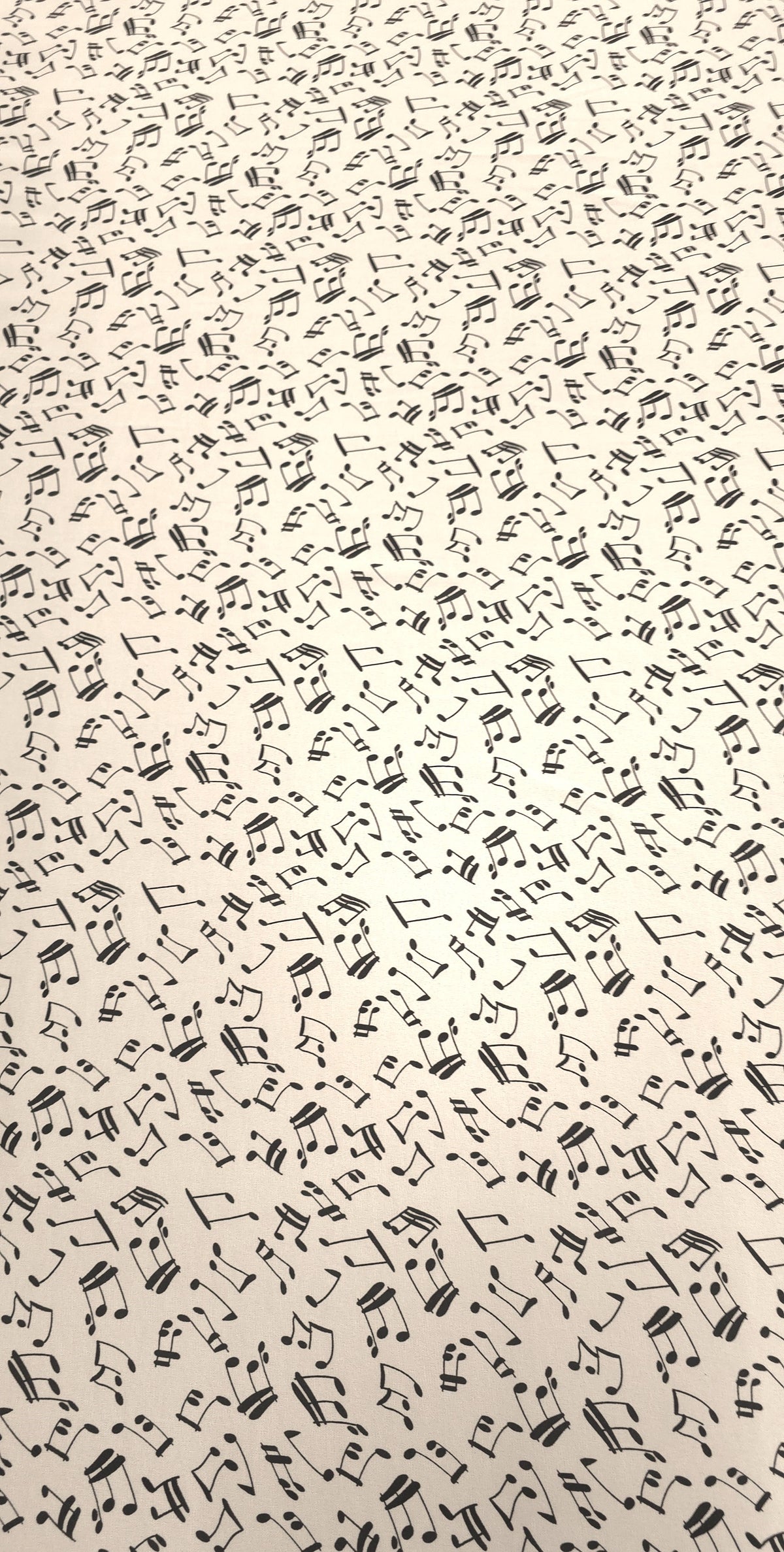 Printed Chiffon Music Notes