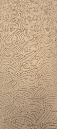 3D Swirl Lace Beige
