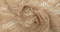 3D Swirl Lace Beige