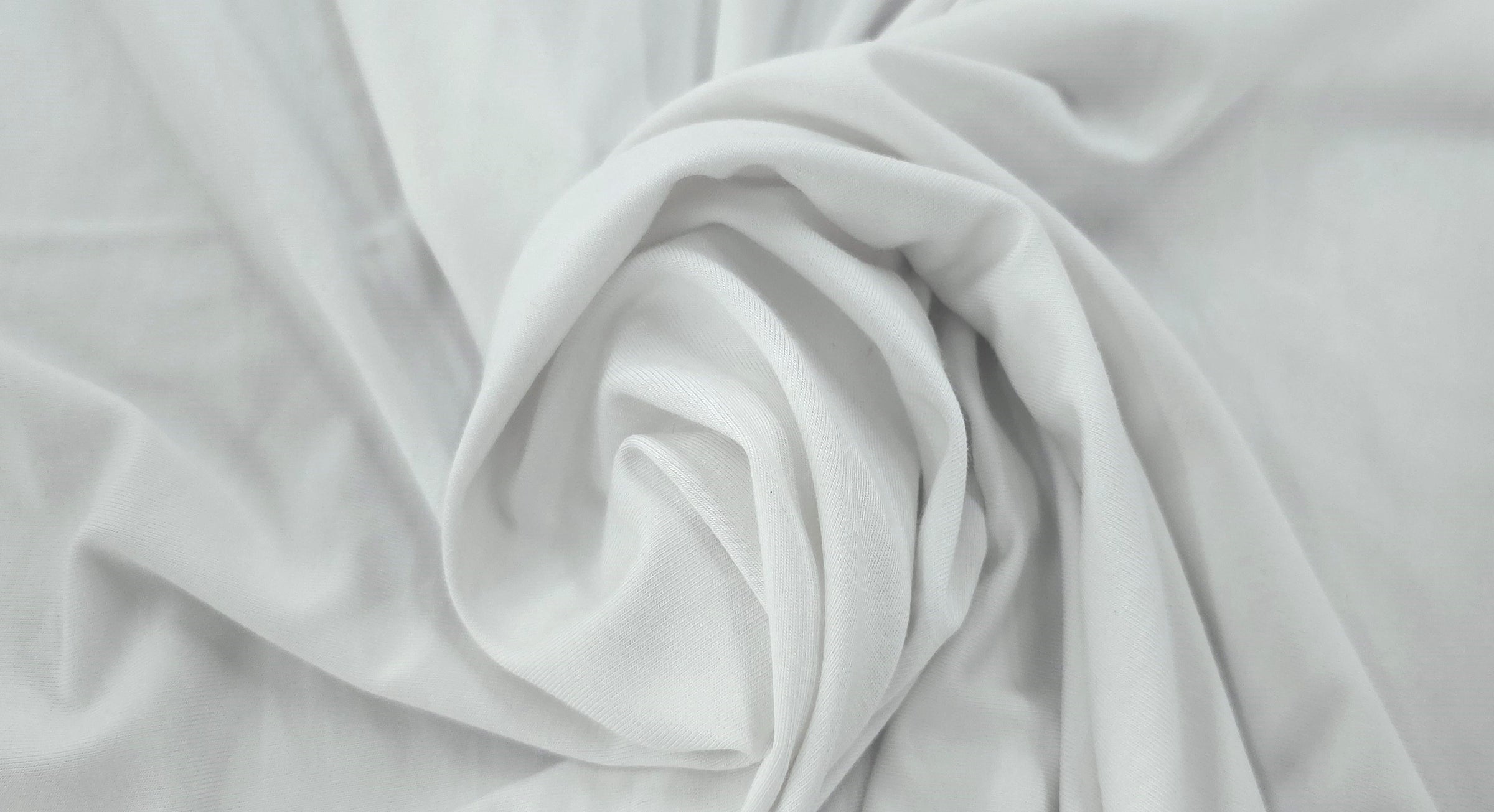 Bamboo Knit Silk White