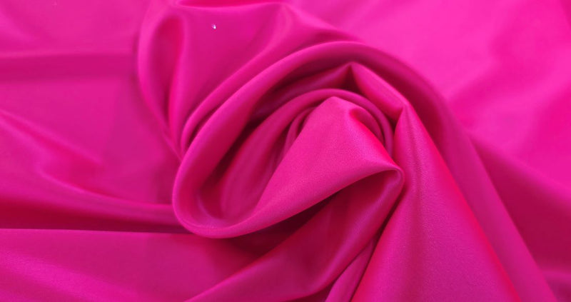 Bella Stretch Satin Hot Pink