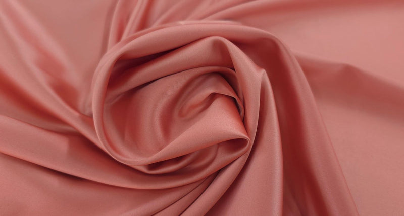 Bella stretch satin coral