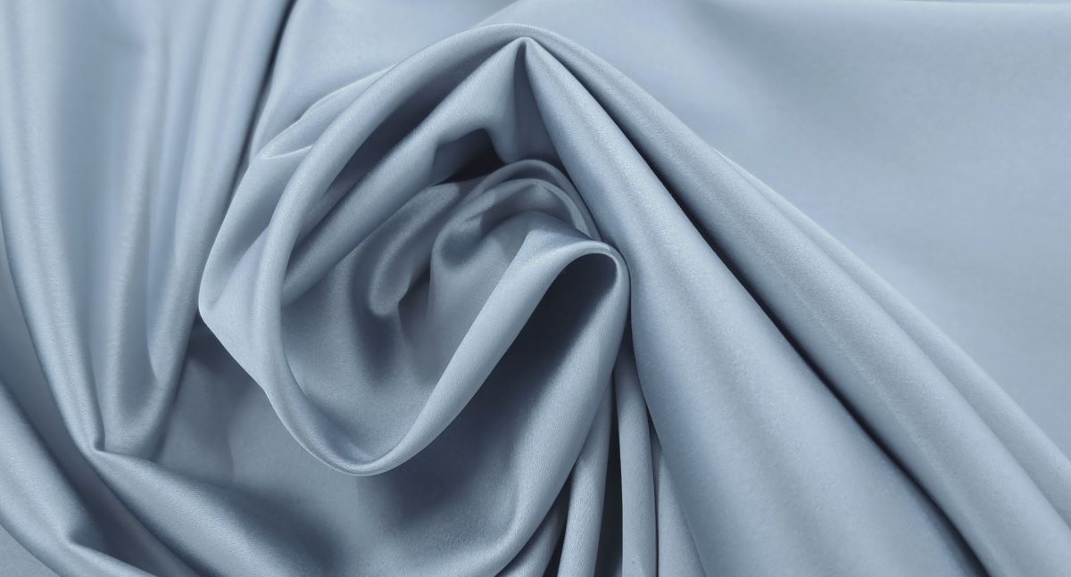 Bella stretch satin vintage sky blue