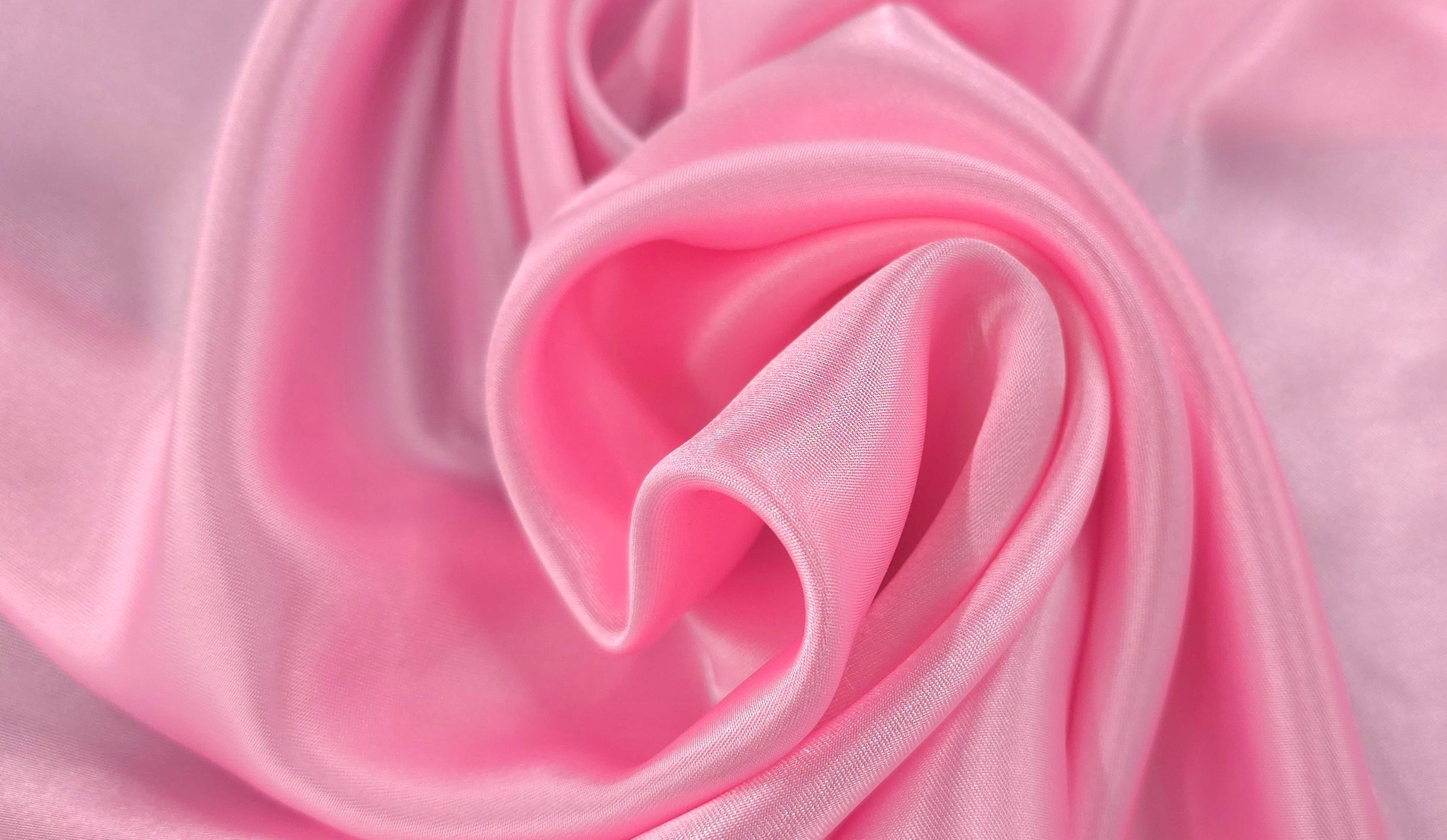 Charmeuse Satin Candy Pink