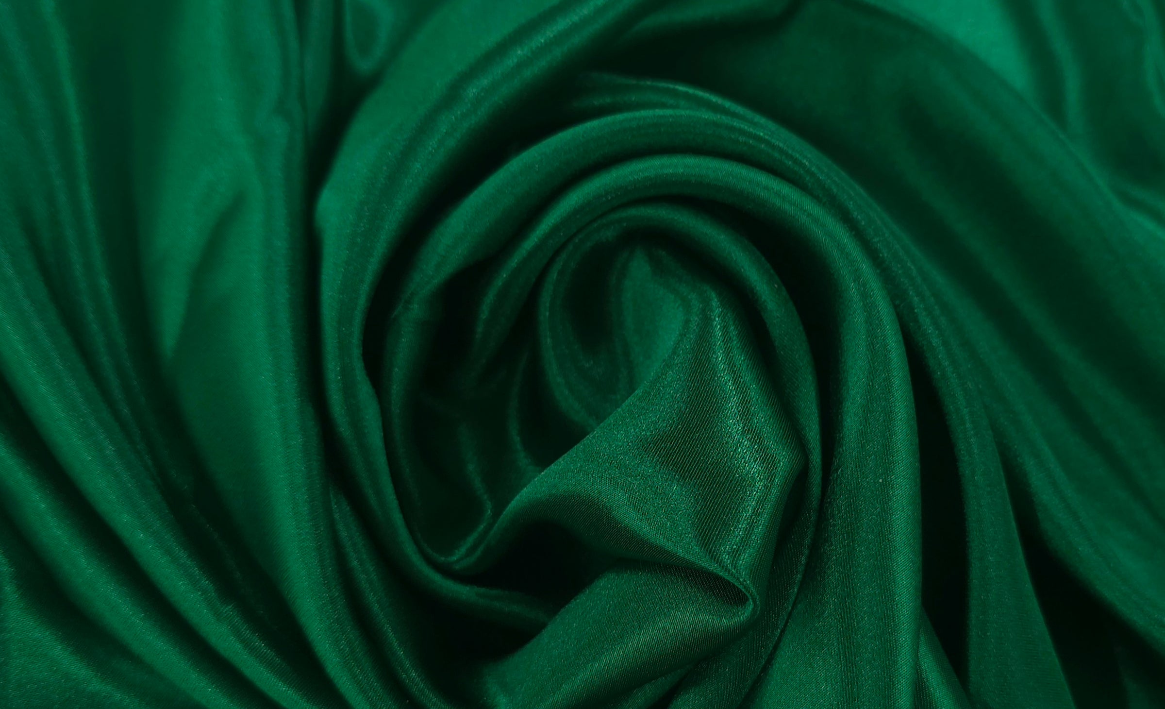 Charmeuse Satin Dark Green