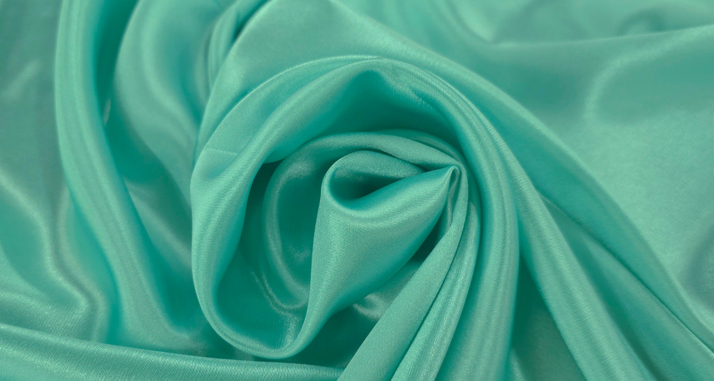 Charmeuse Satin Florida Green