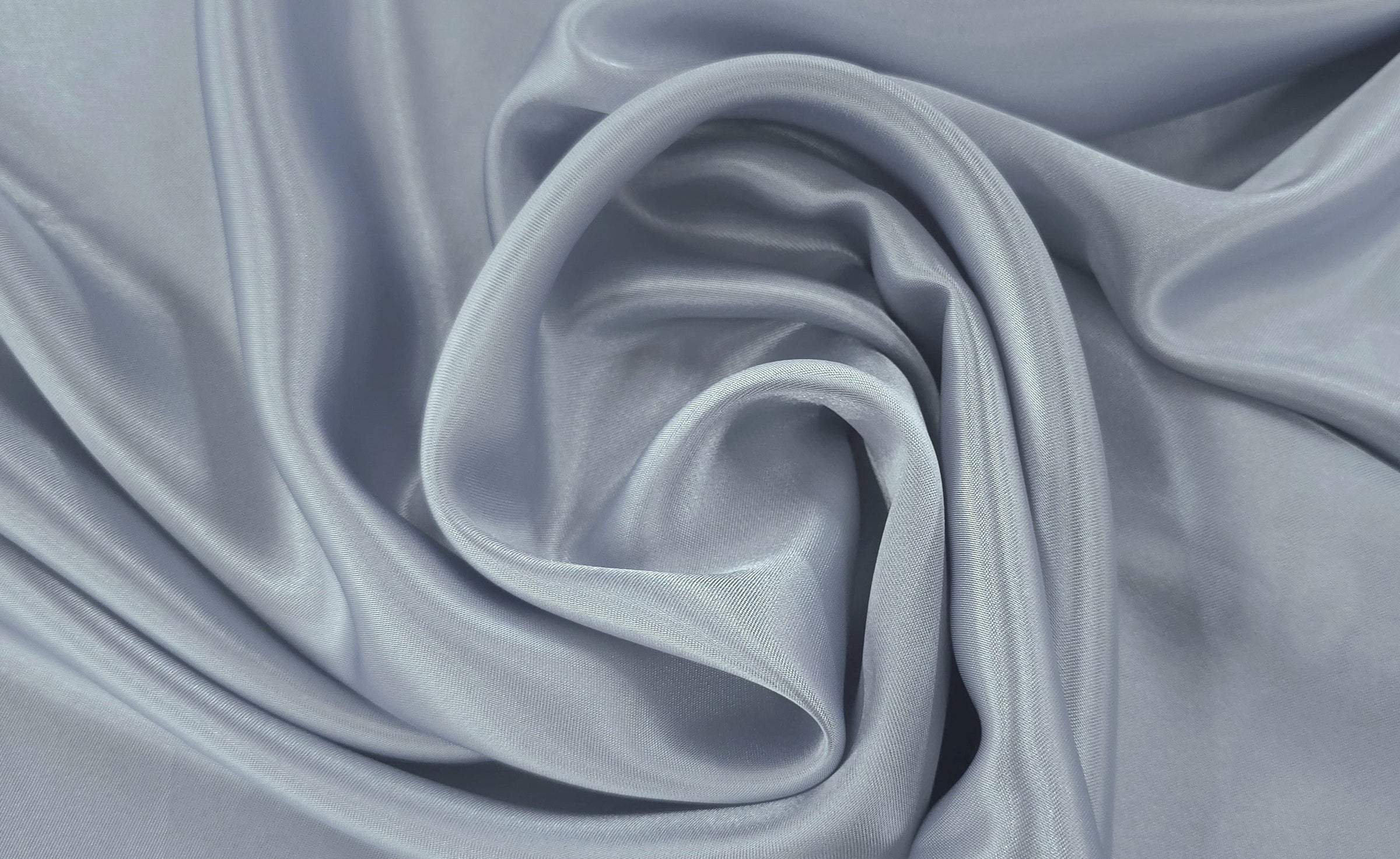Charmeuse Satin Dusty Blue