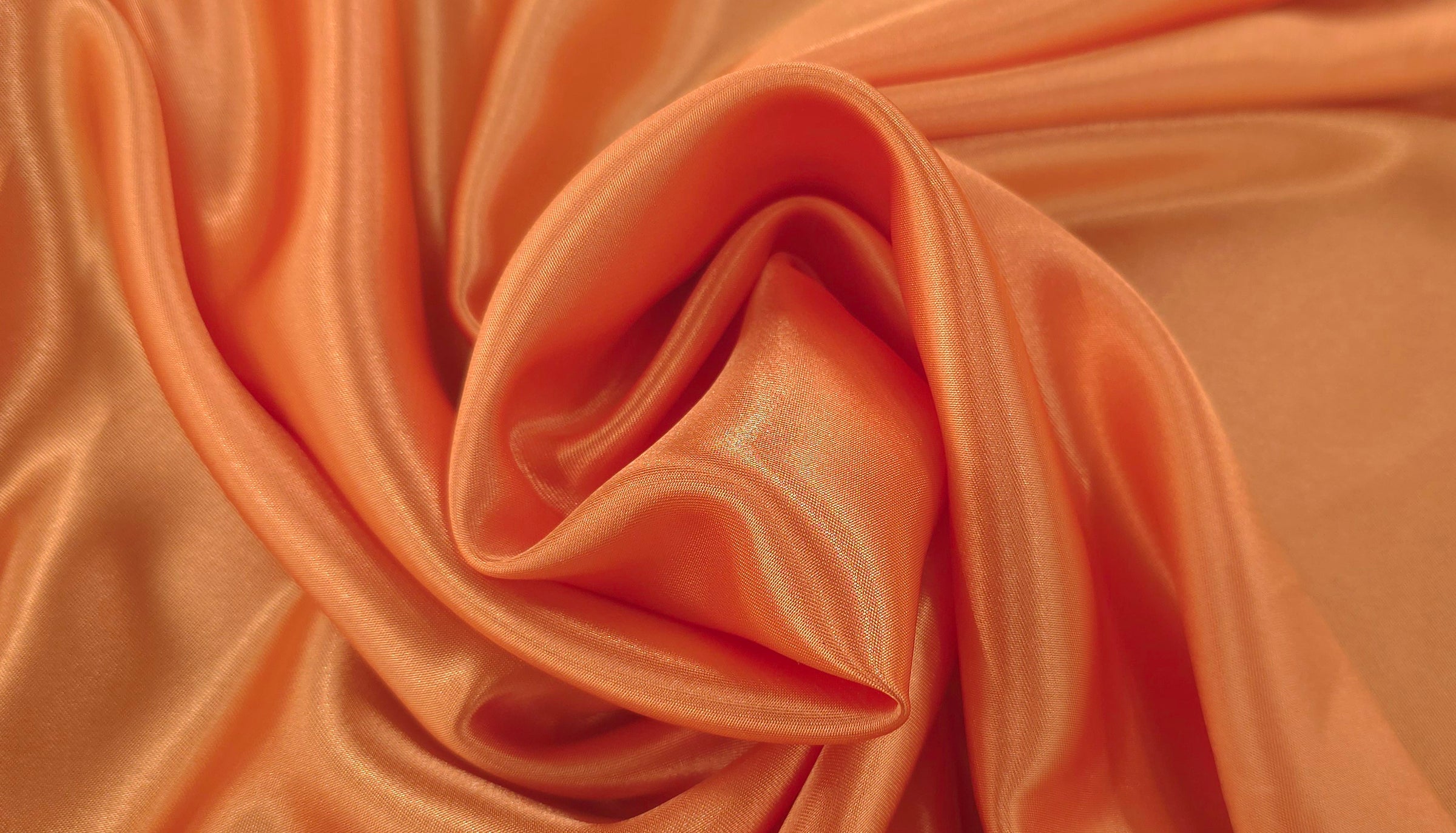 Charmeuse Satin Orange