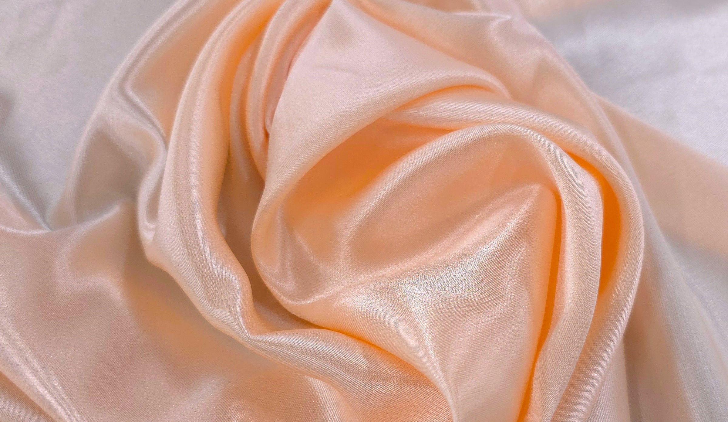 Charmeuse Satin Pale Peach
