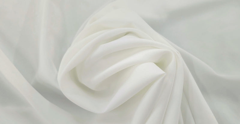 Crepe de Chine Ivory