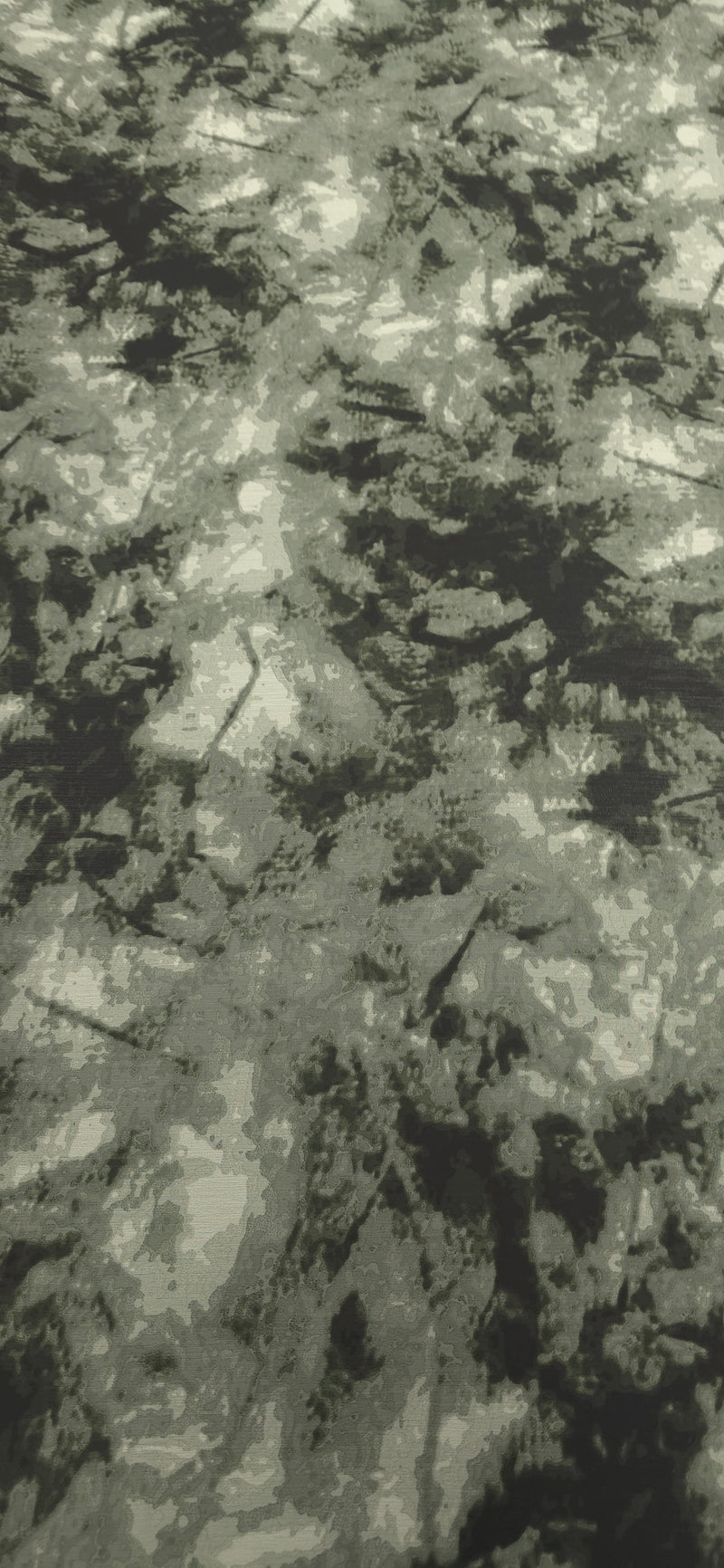 Printed Crinkle Chiffon Camouflage