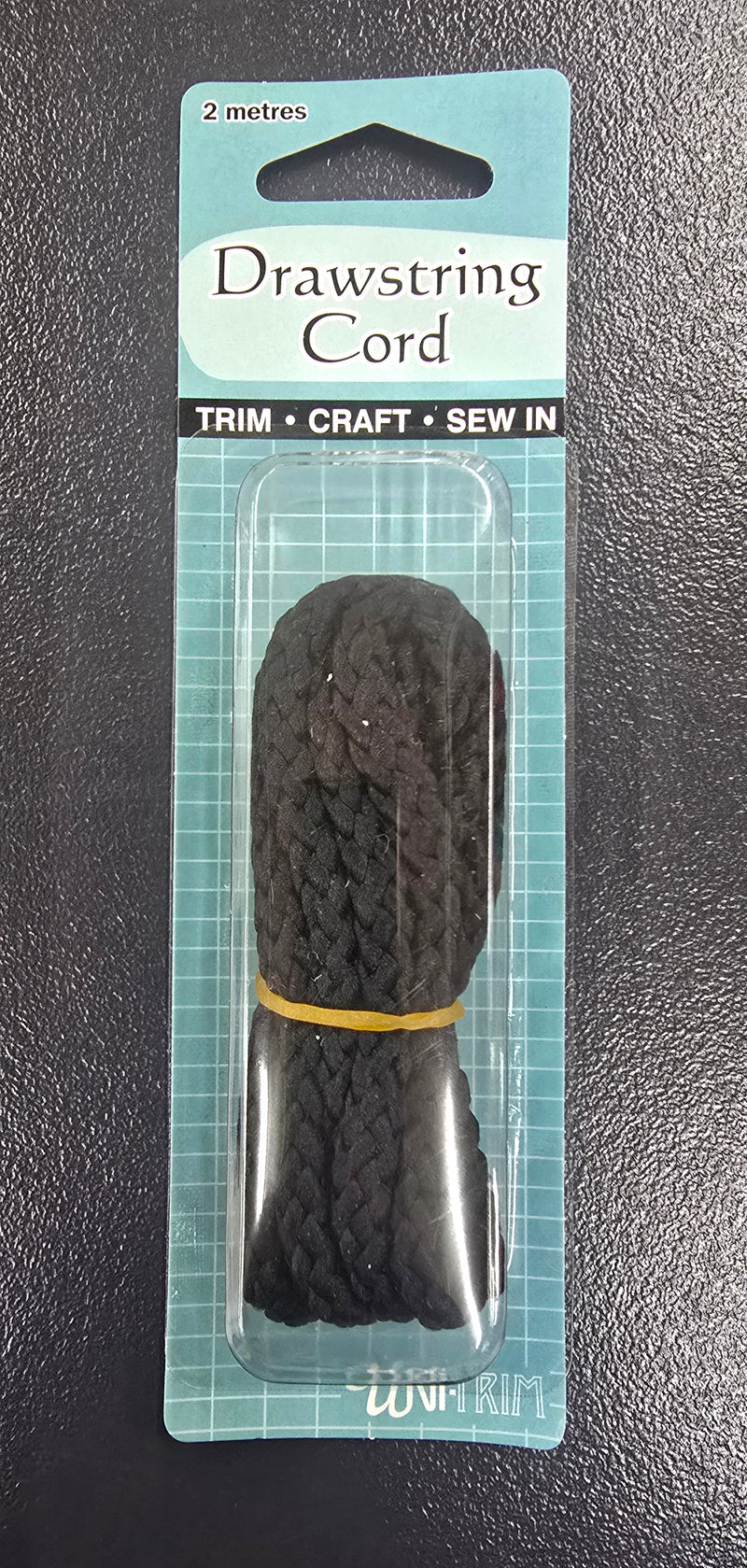 Drawstring Cord Black