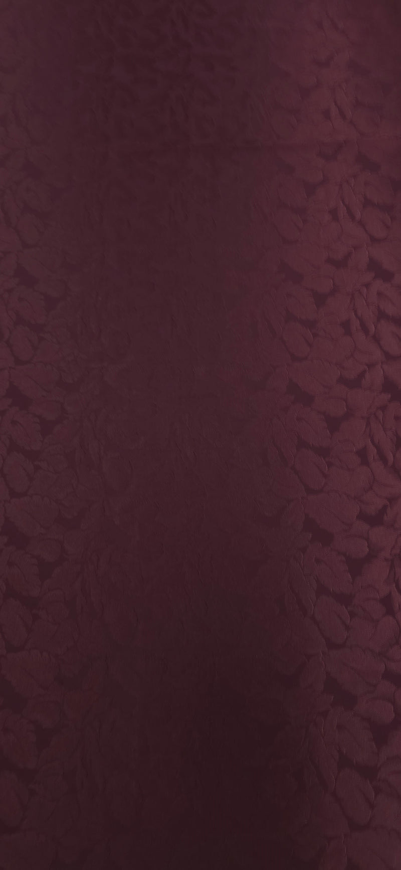 Embossed Polyester Burgundy Bouquet