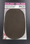 Elbow Patches Faux Leather Brown