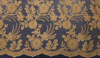 Elegance Embroidered Lace Gold