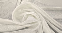 Embossed Polyester Bedazzled Ivory