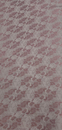 Embossed Polyester Duo Tone Dusty Pink