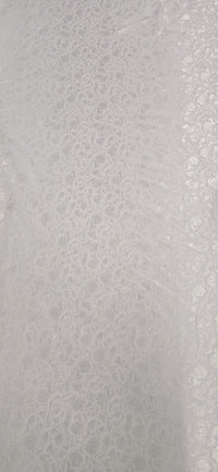 Embossed Polyester Ivory Mural