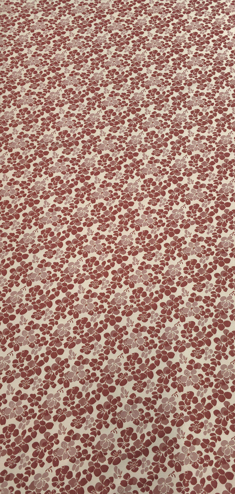 Embossed Polyester Jacquard Sweet Floral