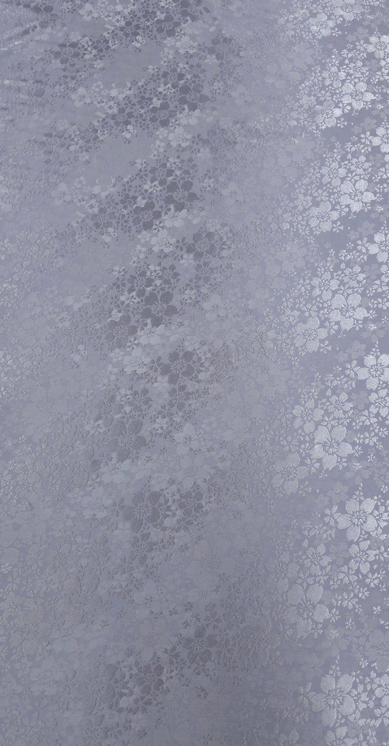 Embossed Polyester Lavender Bouquet