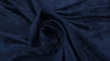 Embossed Polyester Navy Bouquet