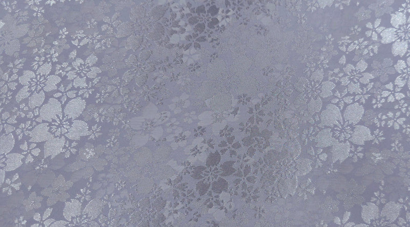 Embossed Polyester Lavender Bouquet