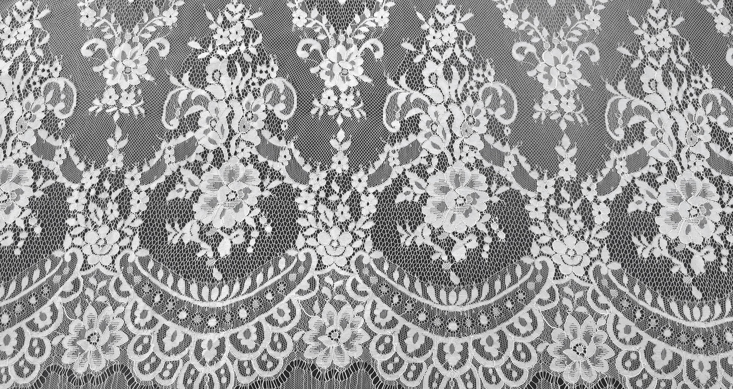Embroidered Lace Dainty Promenade