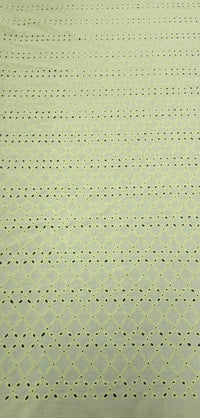 Embroidered Cotton Fanciful Lemon