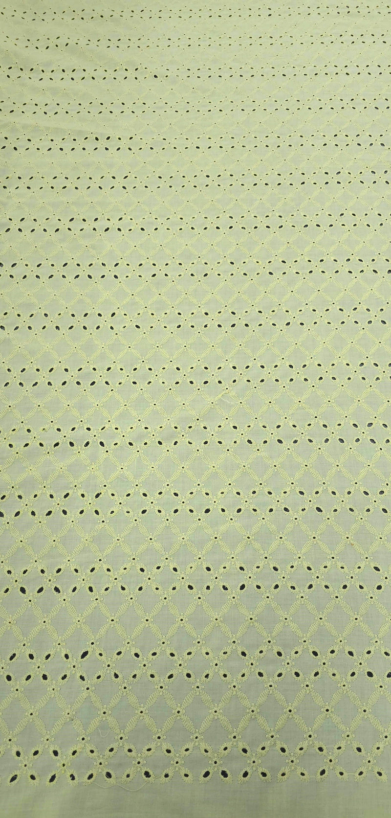 Embroidered Cotton Fanciful Lemon