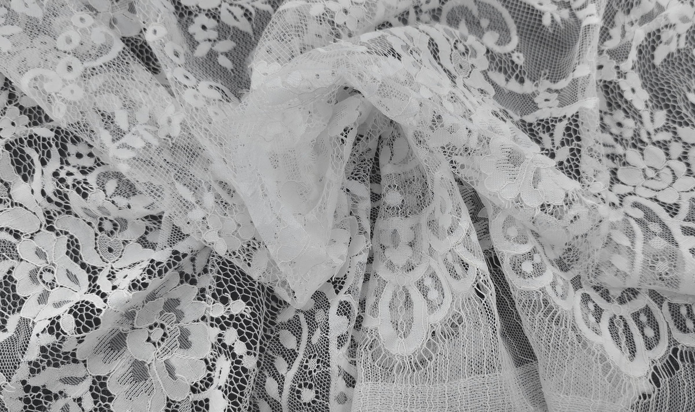 Embroidered Lace Dainty Promenade