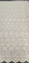 Embroidered Cotton Dainty Ivory