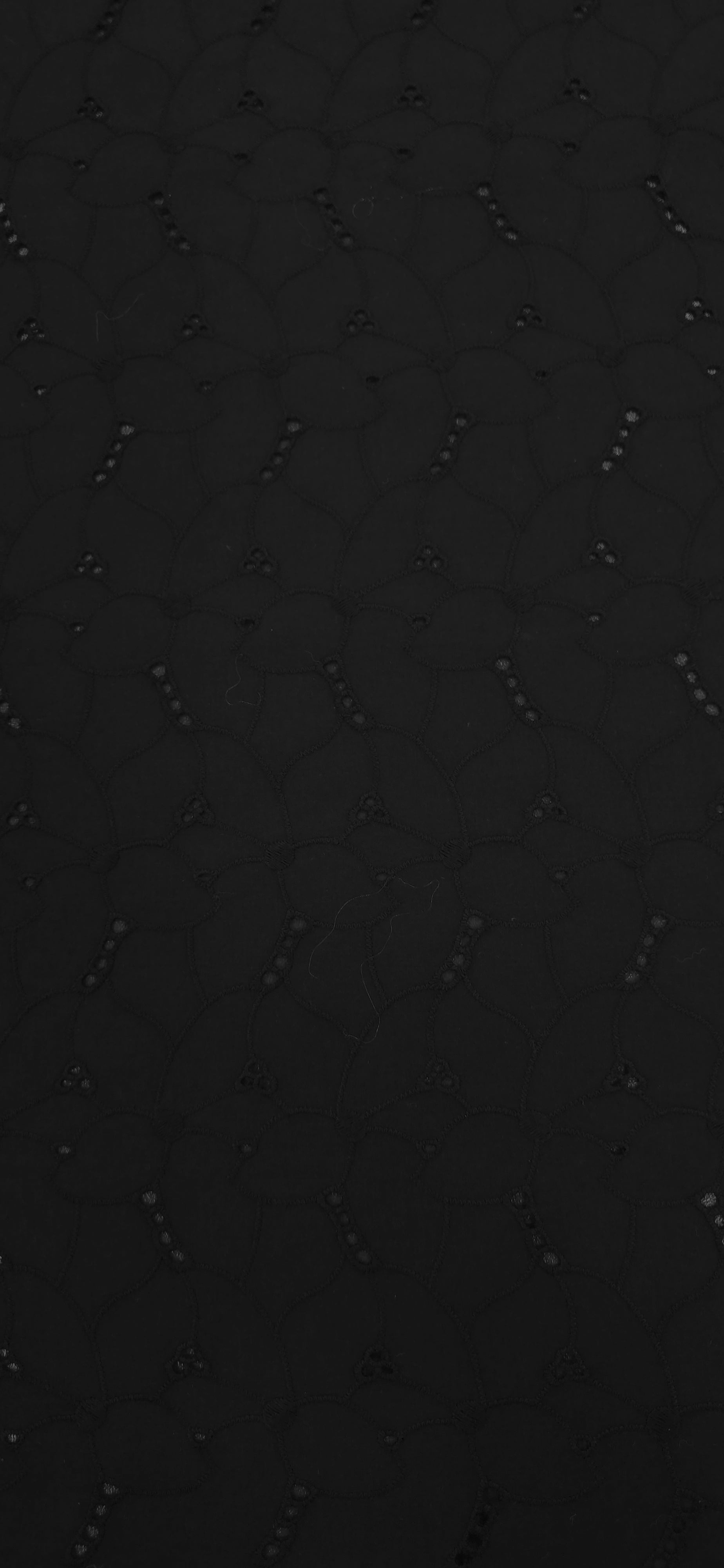 Embroidered Cotton Dream Black