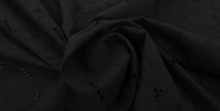 Embroidered Cotton Dream Black